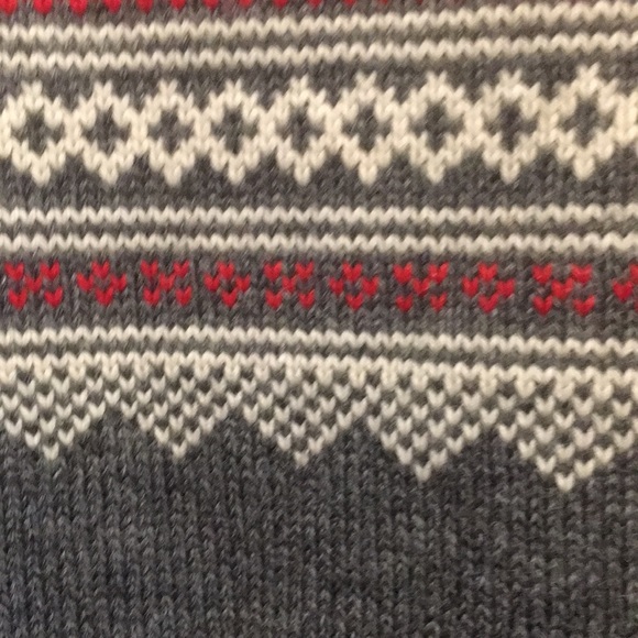 VTG Stowe Woolens Handcrafted Wool Fair Isle Nordic Ski Holiday Sweater Unisex M - Picture 10 of 15